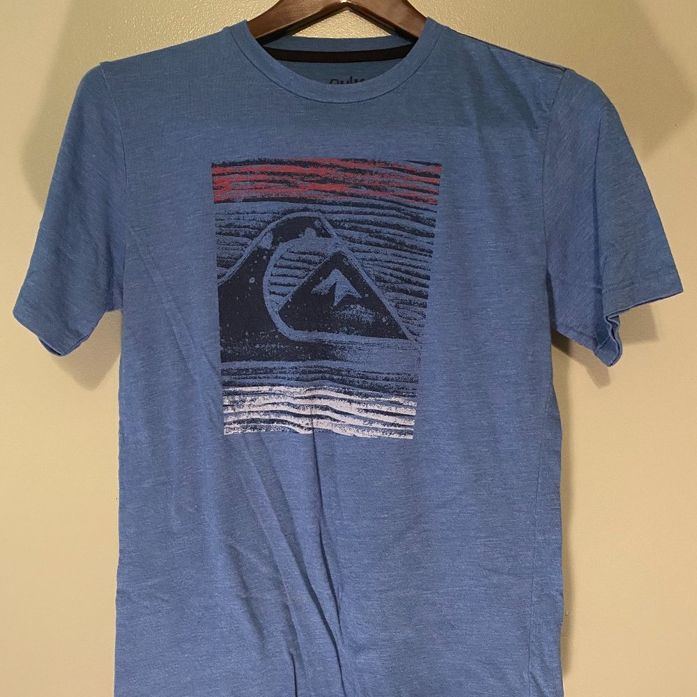 Quiksilver T-Shirt, Blue, Small